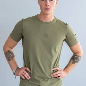 Wavy Copenhagen Tee Regular Fit Army Green (Størrelse: M)