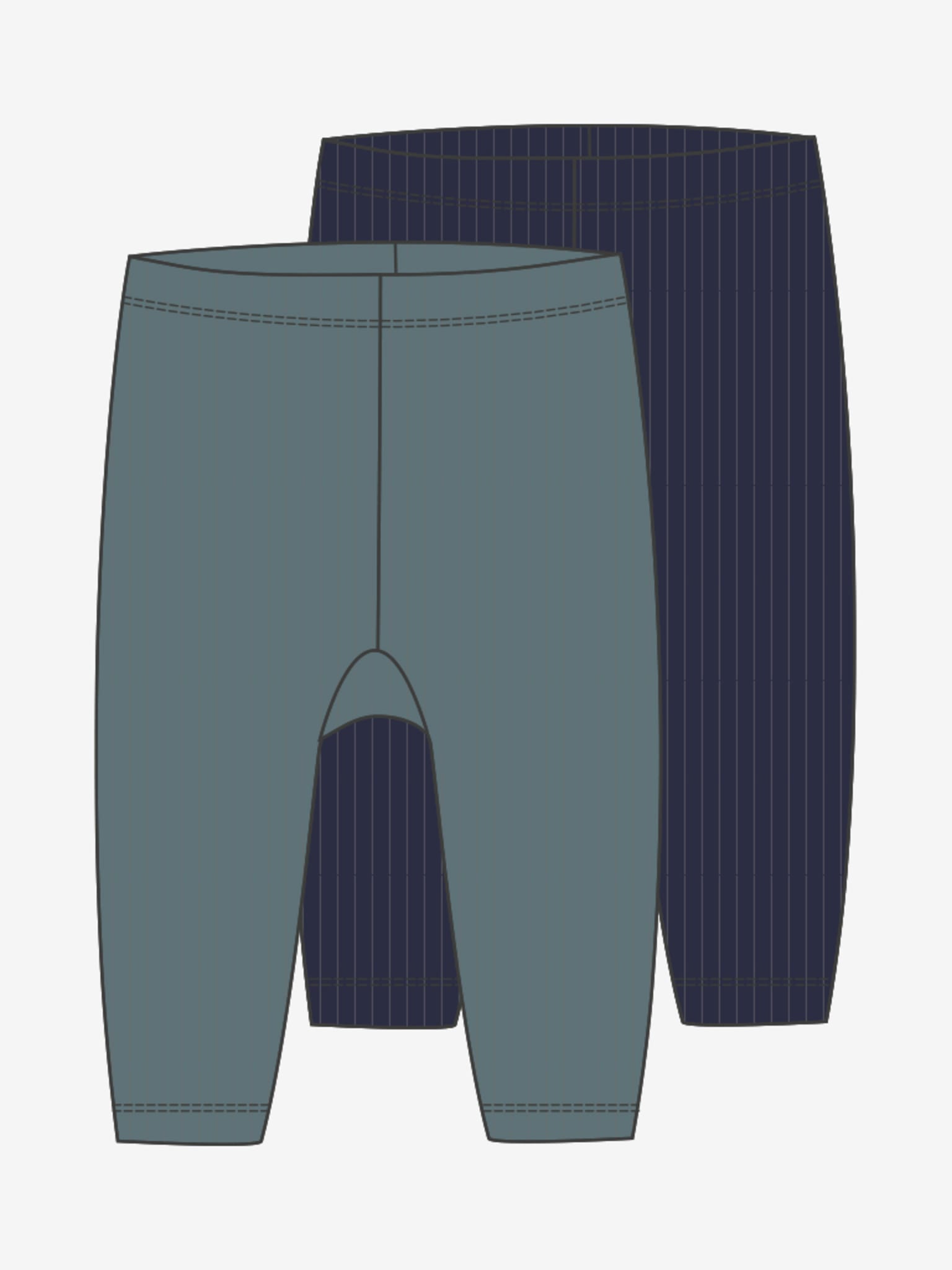 Minymo  -Leggins 2-pak, Goblin Blue