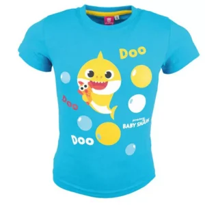 Baby Shark T-Shirt Blå (Størrelse: 92)