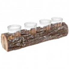 Adventsstage i træ til 4 fyrfadslys