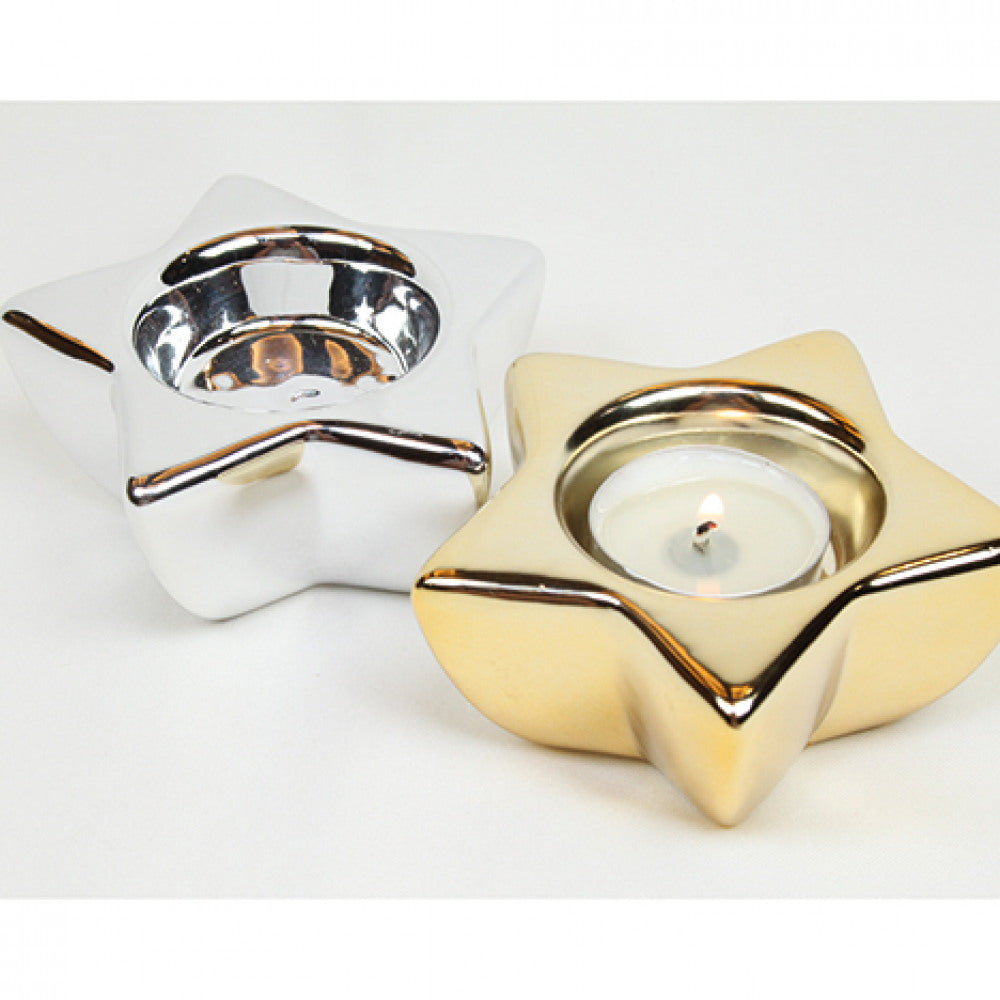 Fyrfadsstage Stjerneform 10 x 10 x 5cm