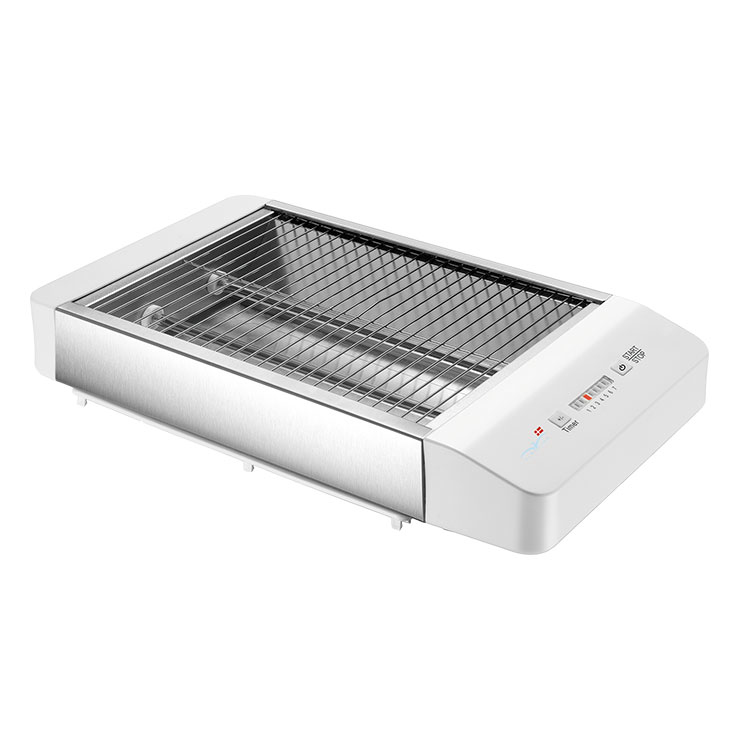 Albaline ALBA H brødrister 4 skive(r) 600 W Sølv, Hvid