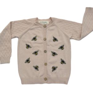 Lil’ Paradise Copenhagen – Buzzing Bee Cardigan, beige