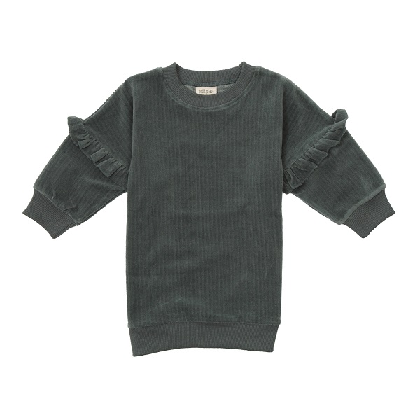 Petit Piao Dress Sweat Velvet (Størrelse: 80)