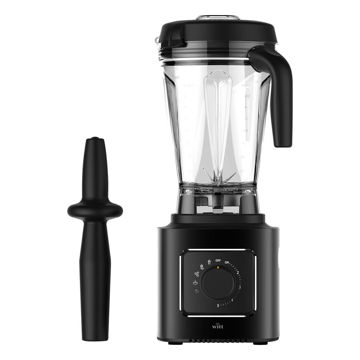Witt Premium Power 2 L Blender til madlavning 1500 W Aluminium, Sort