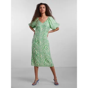 Y.A.S Zebena 2/4 Midi Dress Whisper White (Størrelse: M)