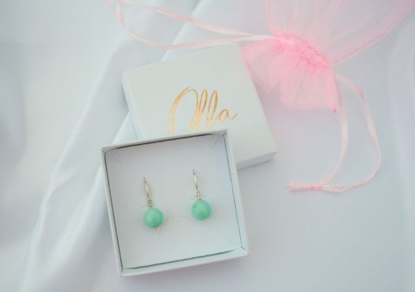 Earrings "Amazonite"