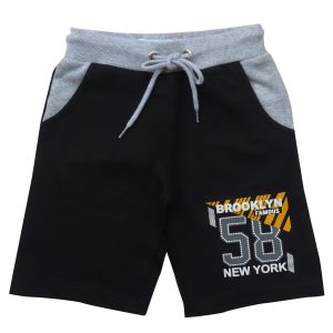Attitude Drenge Shorts Black (Størrelse: 110/116)