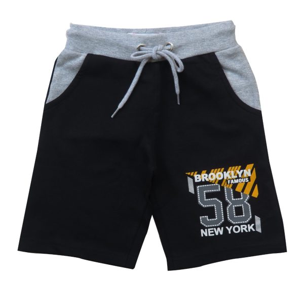 Attitude Drenge Shorts Black (Størrelse: 110/116)