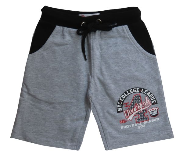 Attitude Drenge Shorts Light Grey (Størrelse: 110)