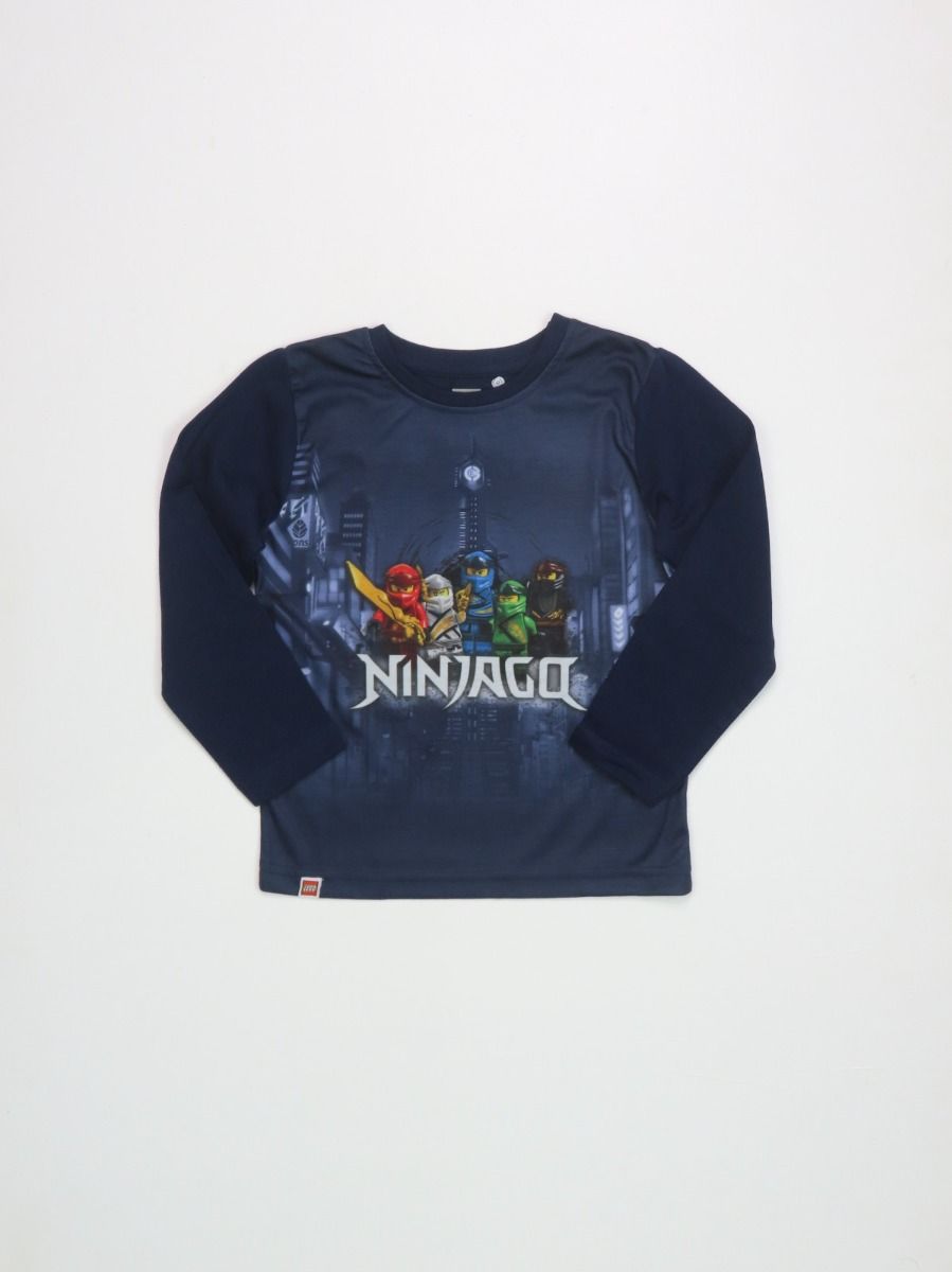 Lego Ninjago Ls T-shirt Dark Navy (Størrelse: 140)