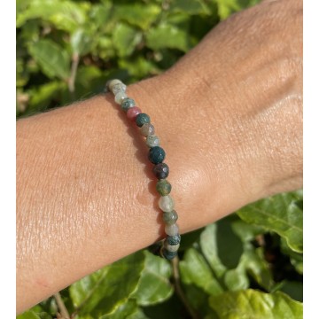 Buntagat armbånd facetslebet - Krystal Armbånd - GodKarmaShop