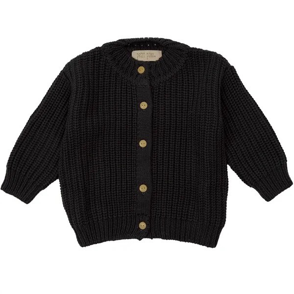Petit Piao Chunky Knit Cardigan (Størrelse: 110)