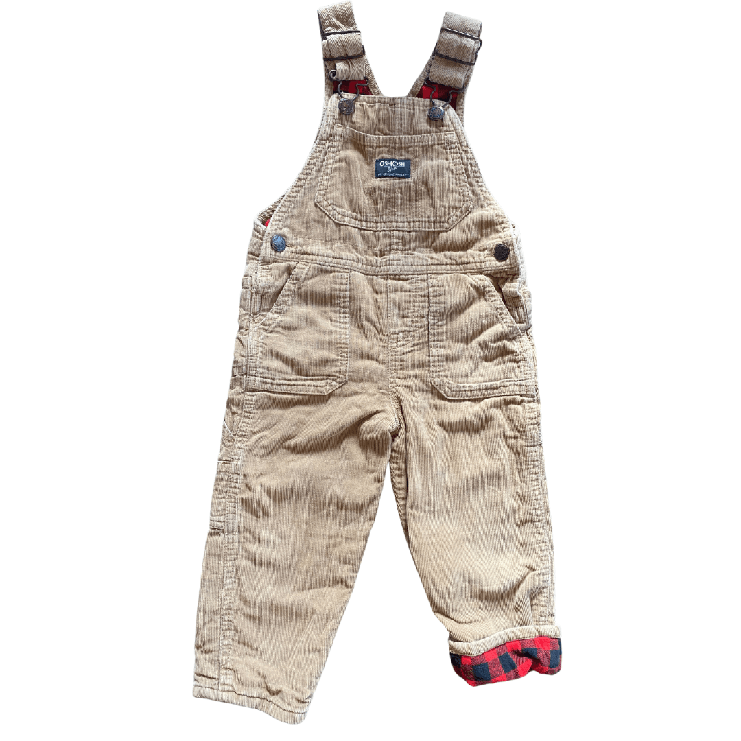 OshKosh B’Gosh – Vintage fløjlsoveralls med for, str. 92/2 år
