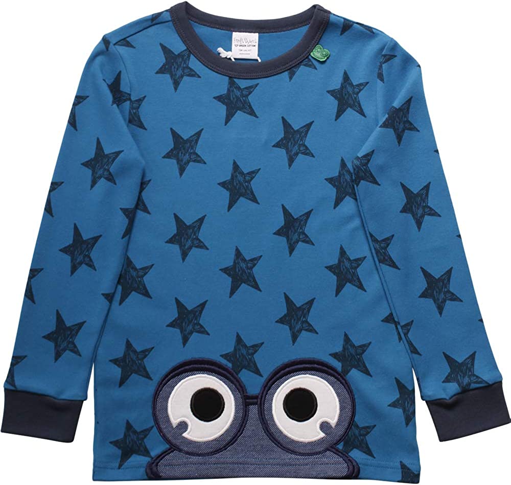 Star Peep Baby Bluse Deep Blue (Størrelse: 68)
