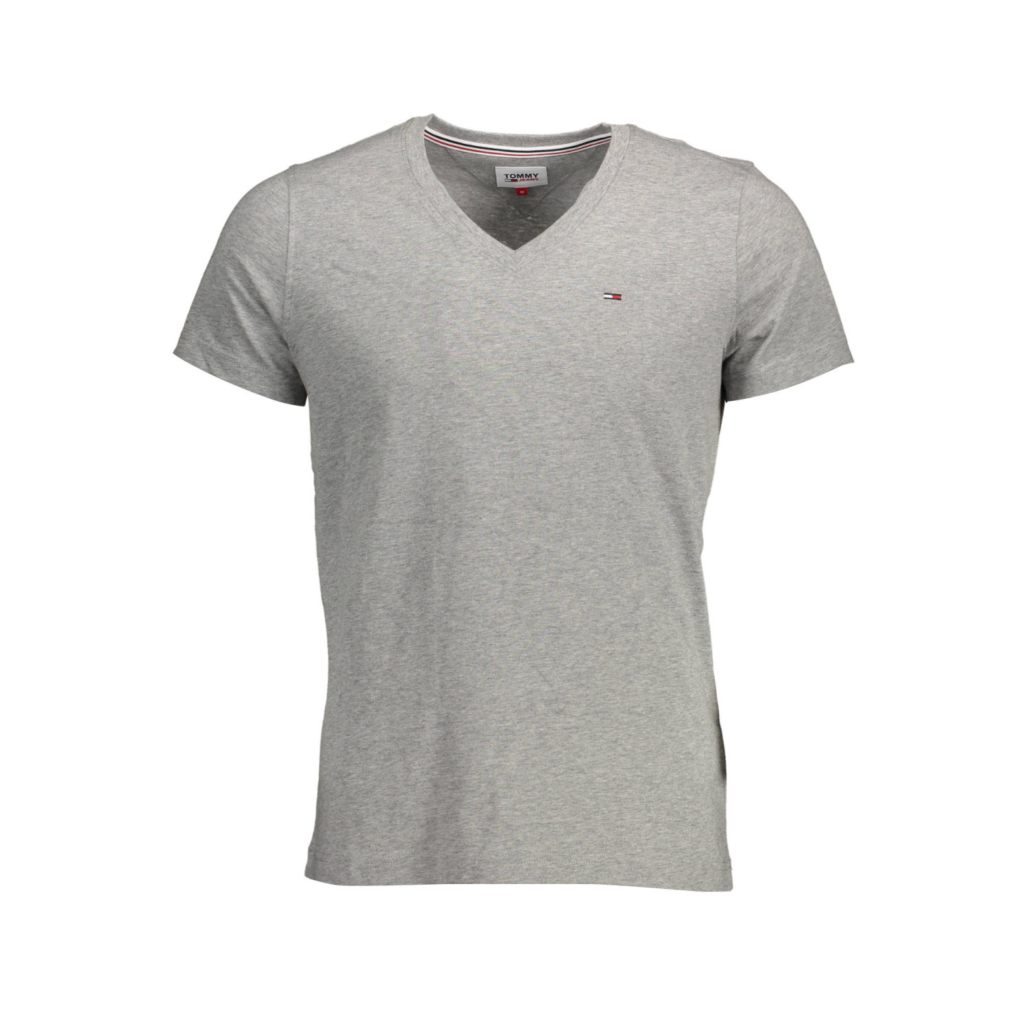 Tommy Jeans V-Neck T-Shirt Light Grey (Størrelse: M)
