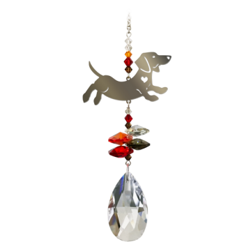 Gravhund - Swarovski krystaller small - GodKarmaShop