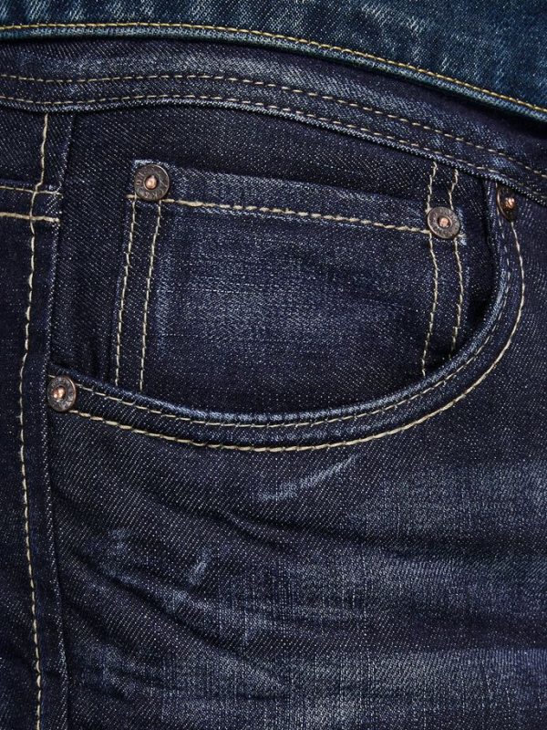 Jack & Jones Clark Original Jos 318 Jeans - Blue Denim (Størrelse: 29/32") - Image 3