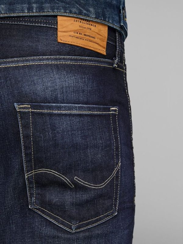 Jack & Jones Clark Original Jos 318 Jeans - Blue Denim (Størrelse: 29/32") - Image 4