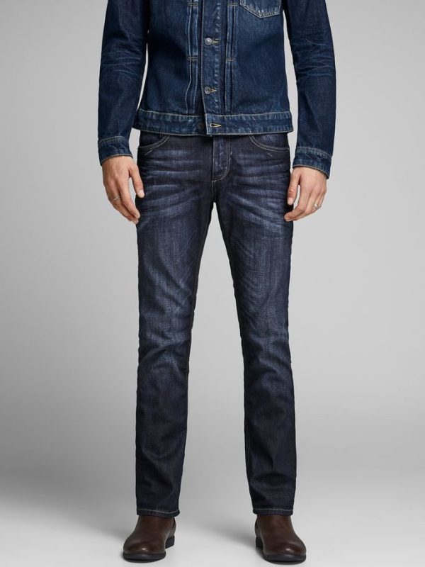 Jack & Jones Clark Original Jos 318 Jeans - Blue Denim (Størrelse: 29/32")