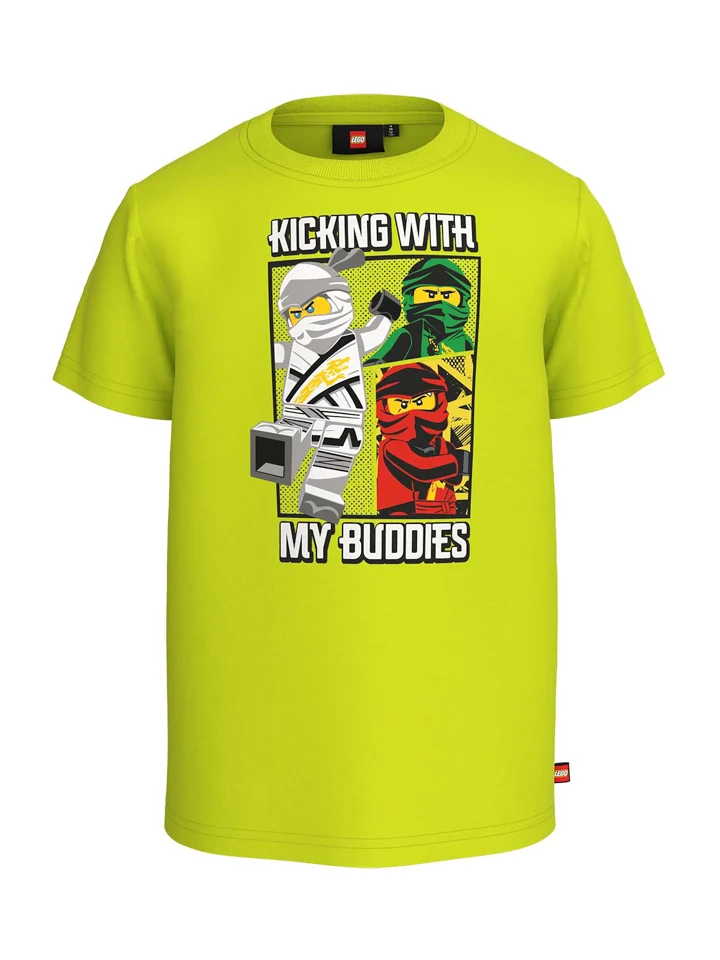 Lego Ninjago T-Shirt Neon (Størrelse: 92)