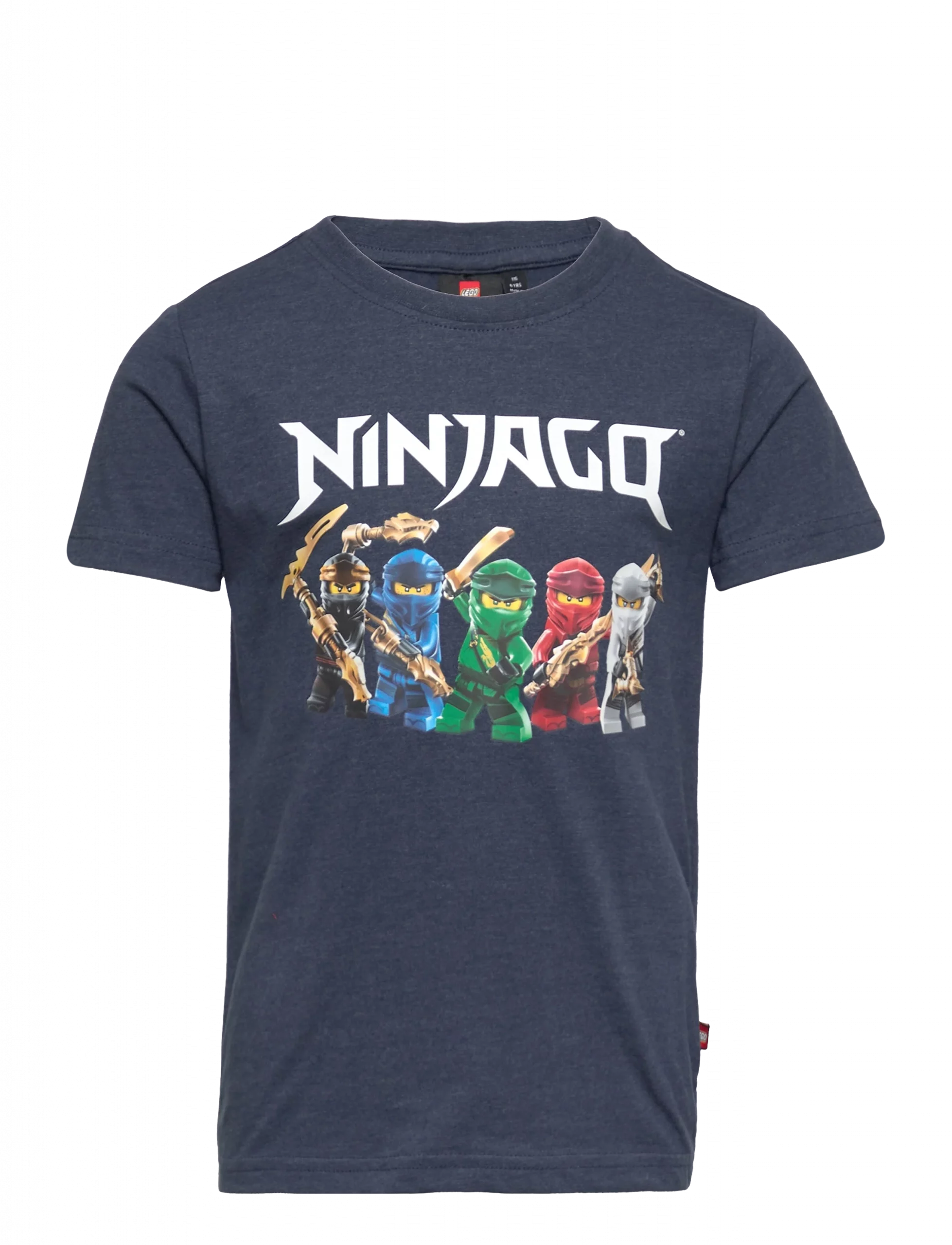 Lego Ninjago T-Shirt Blue Melange (Størrelse: 92)