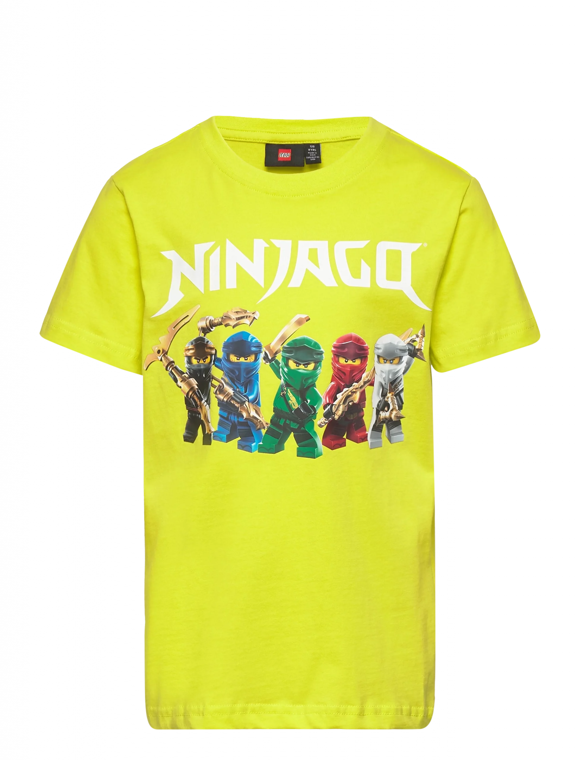 Lego Ninjago T-Shirt Lime Green (Størrelse: 92)