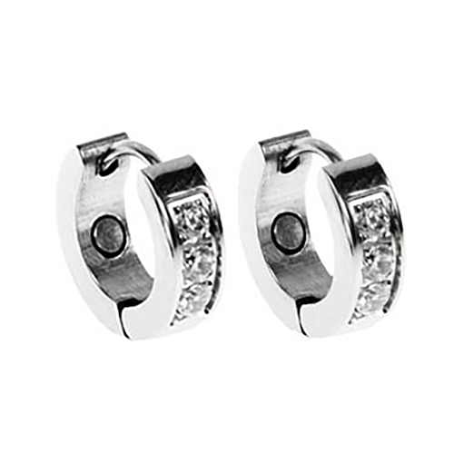 Magnet øreringe (stål)