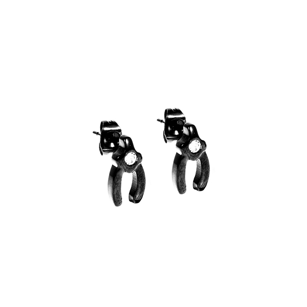 Magnet øreringe (stål)