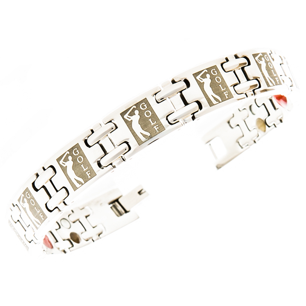 Magnetarmbånd (stål) Golf