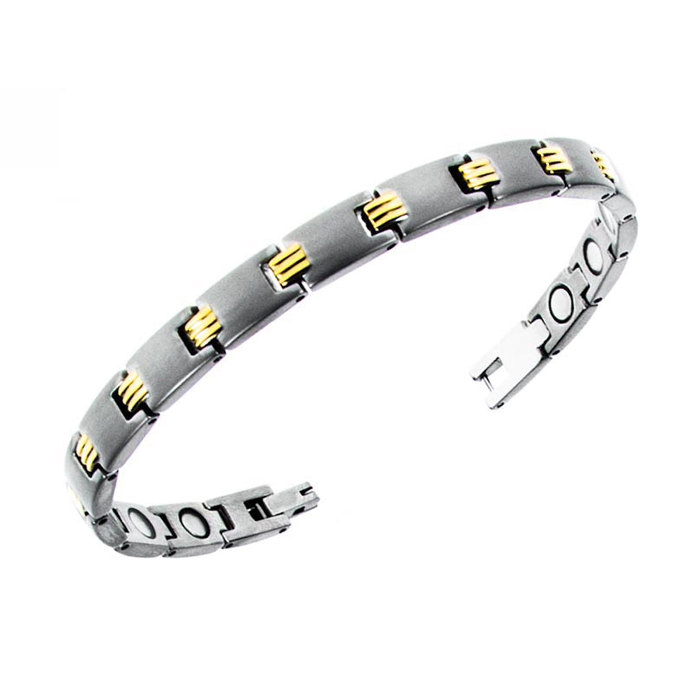 Magnetarmbånd (titanium) De tre Musketerer