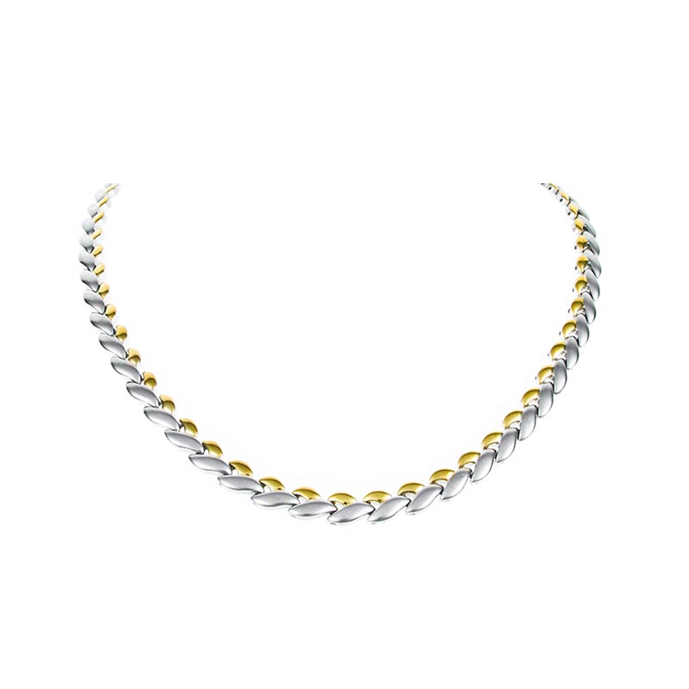 Magnethalskæde (titanium) Elegance