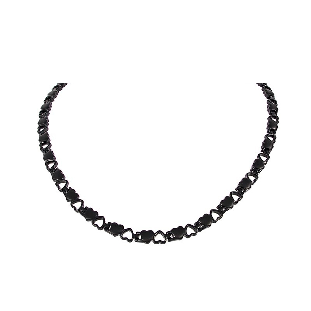 Magnethalskæde (titanium) Den store Kærlighed