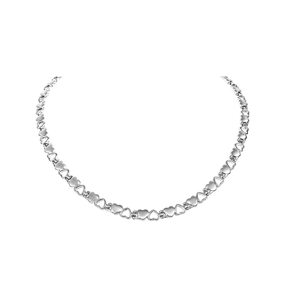 Magnethalskæde (titanium) Den store Kærlighed