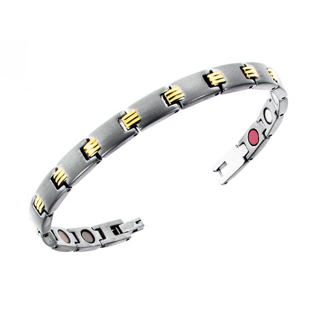 Magnetarmbånd (titanium) De tre Musketerer