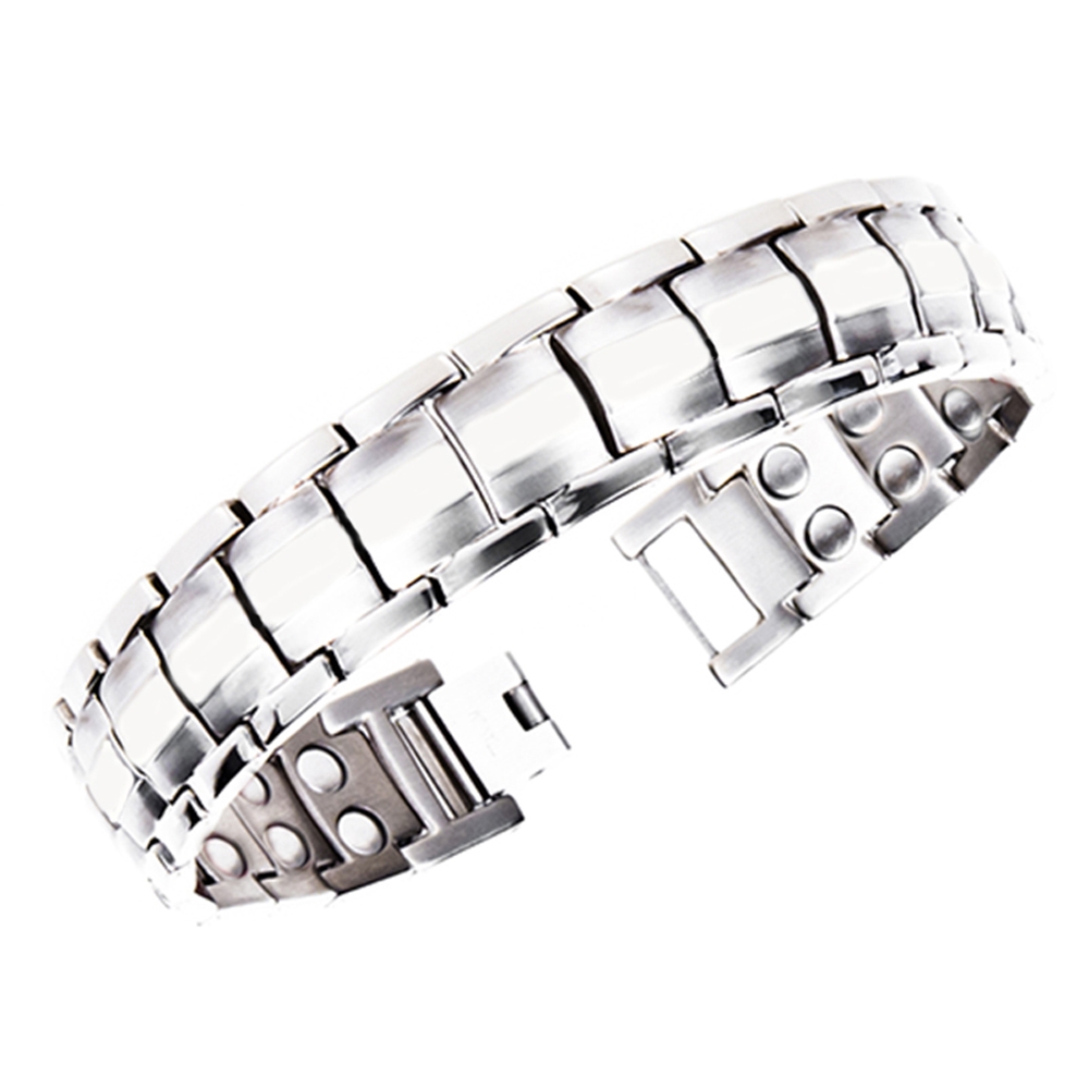 Magnetarmbånd (stål) Kong Christian