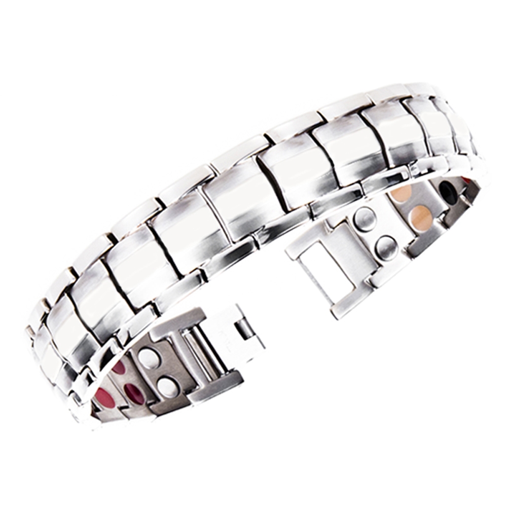 Magnetarmbånd (stål) Kong Christian