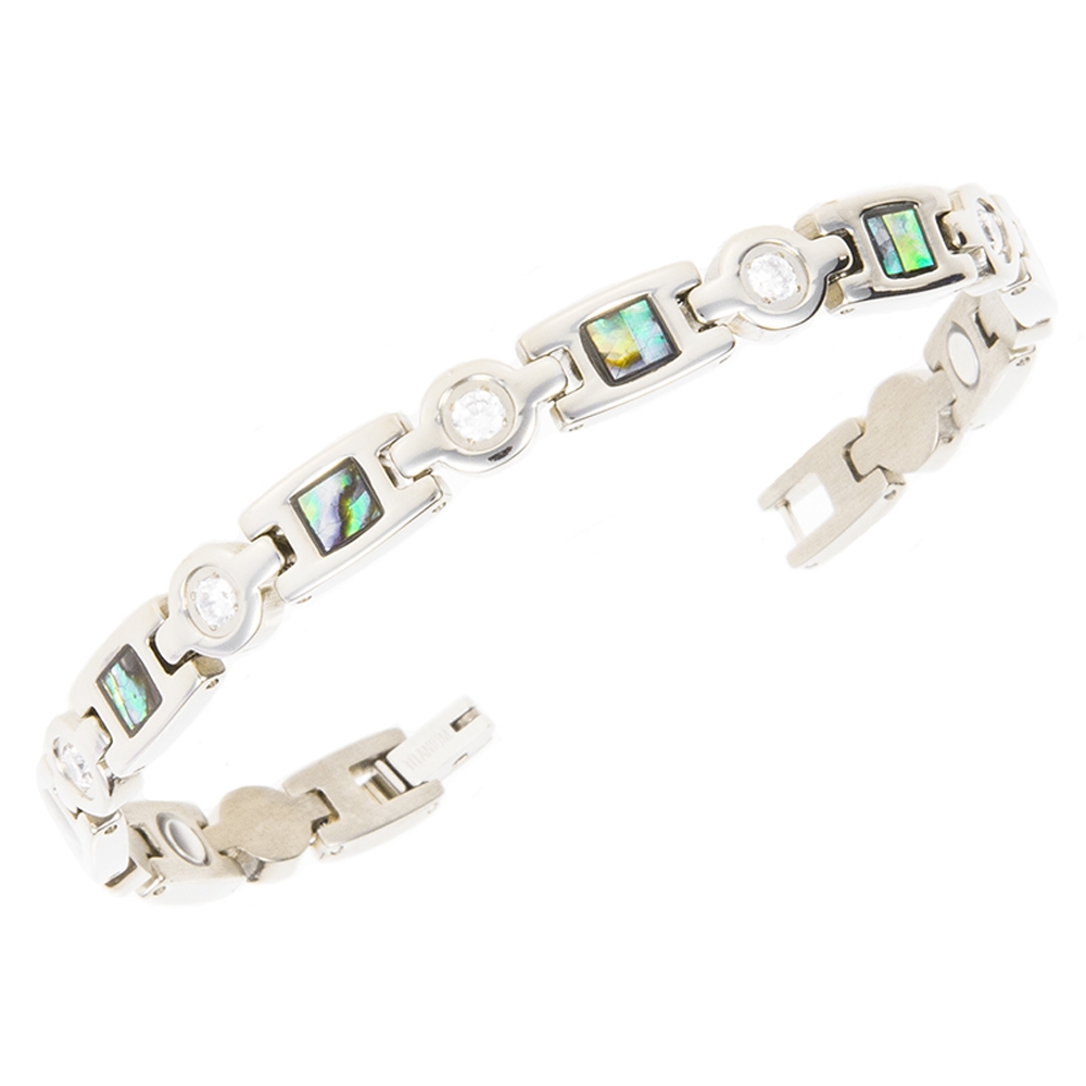 Magnetarmbånd (titanium) Lysglimt