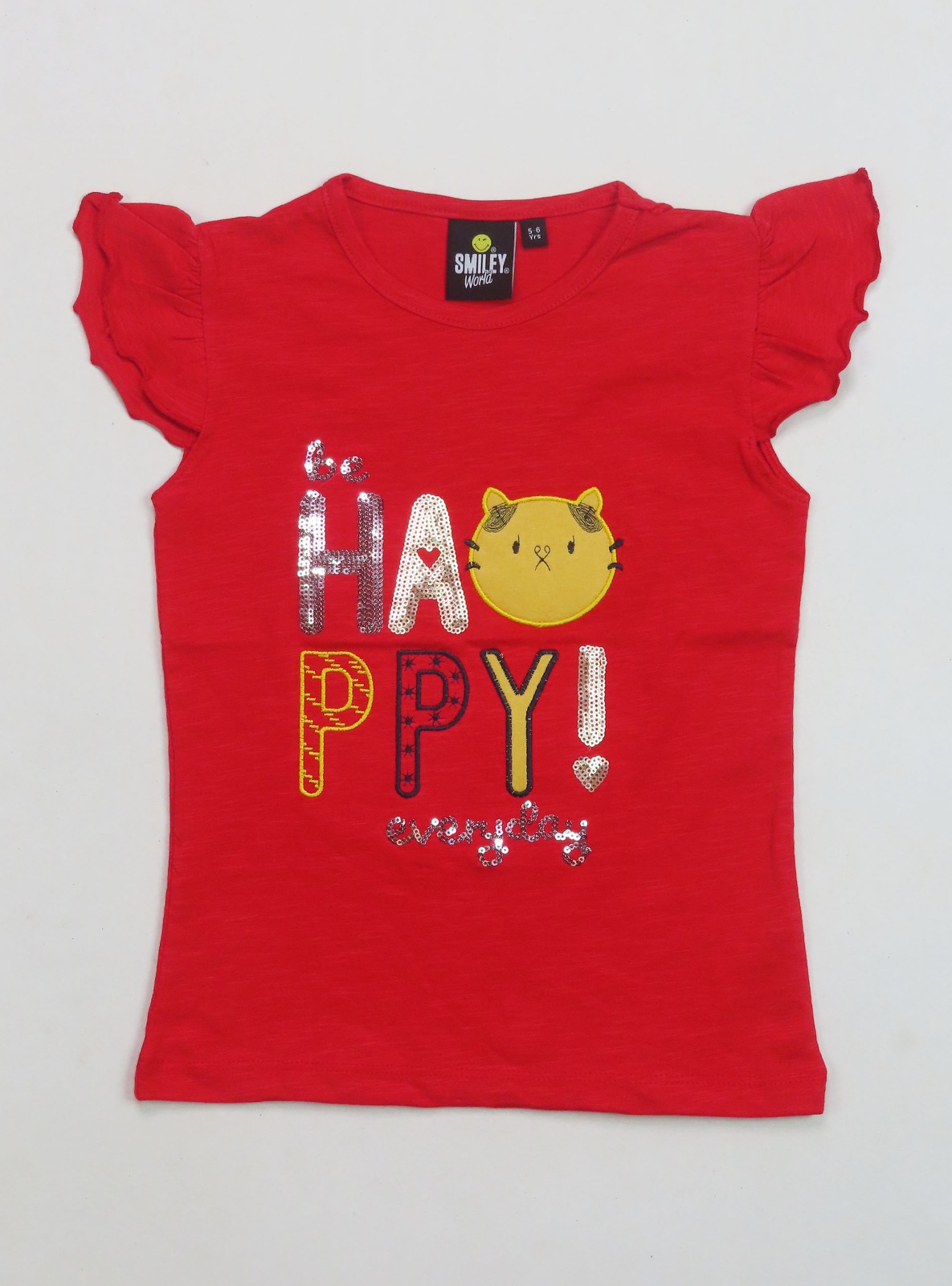 Tinykids Happy T-Shirt (Størrelse: 110/116)