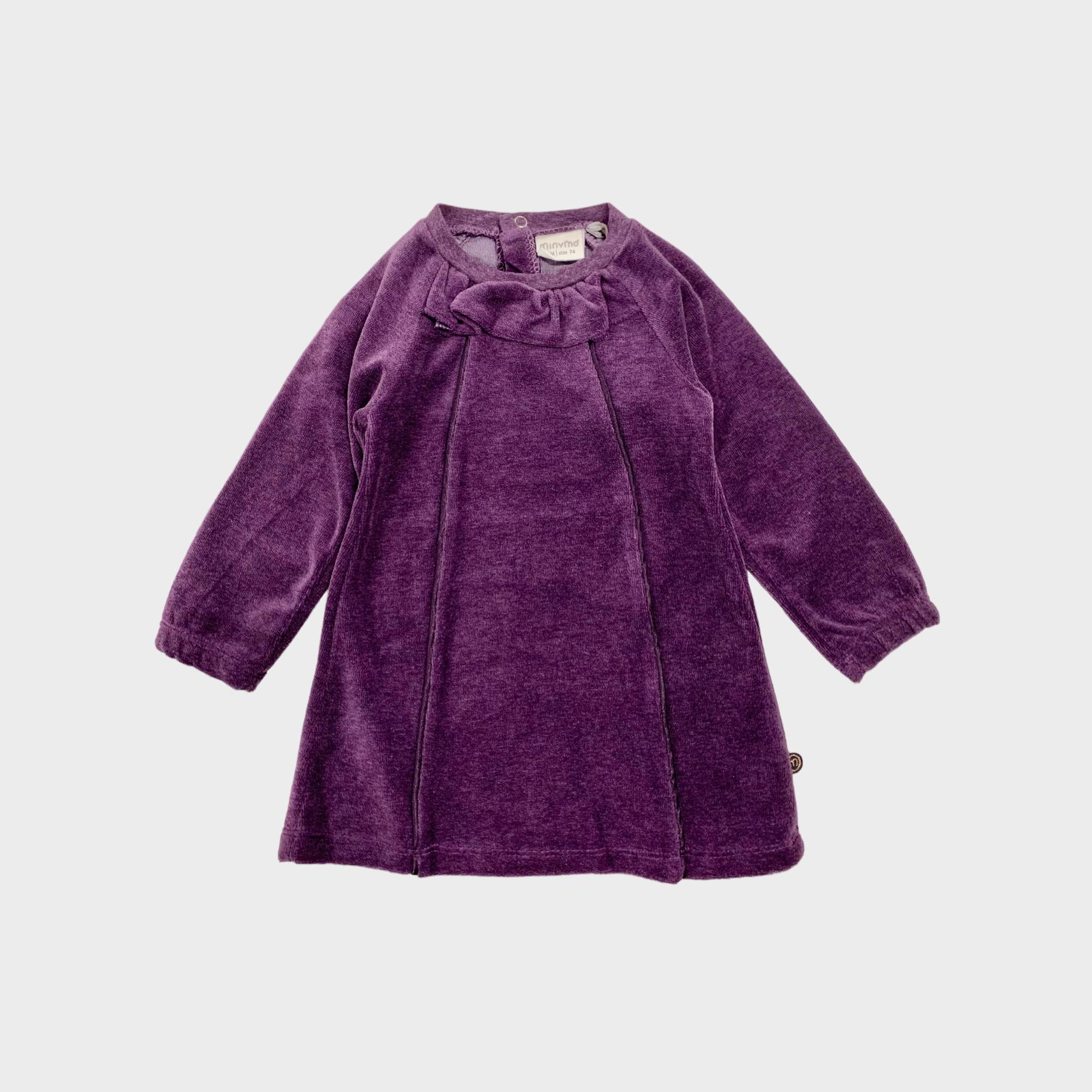 Minymo Velour Dress (Størrelse: 74)