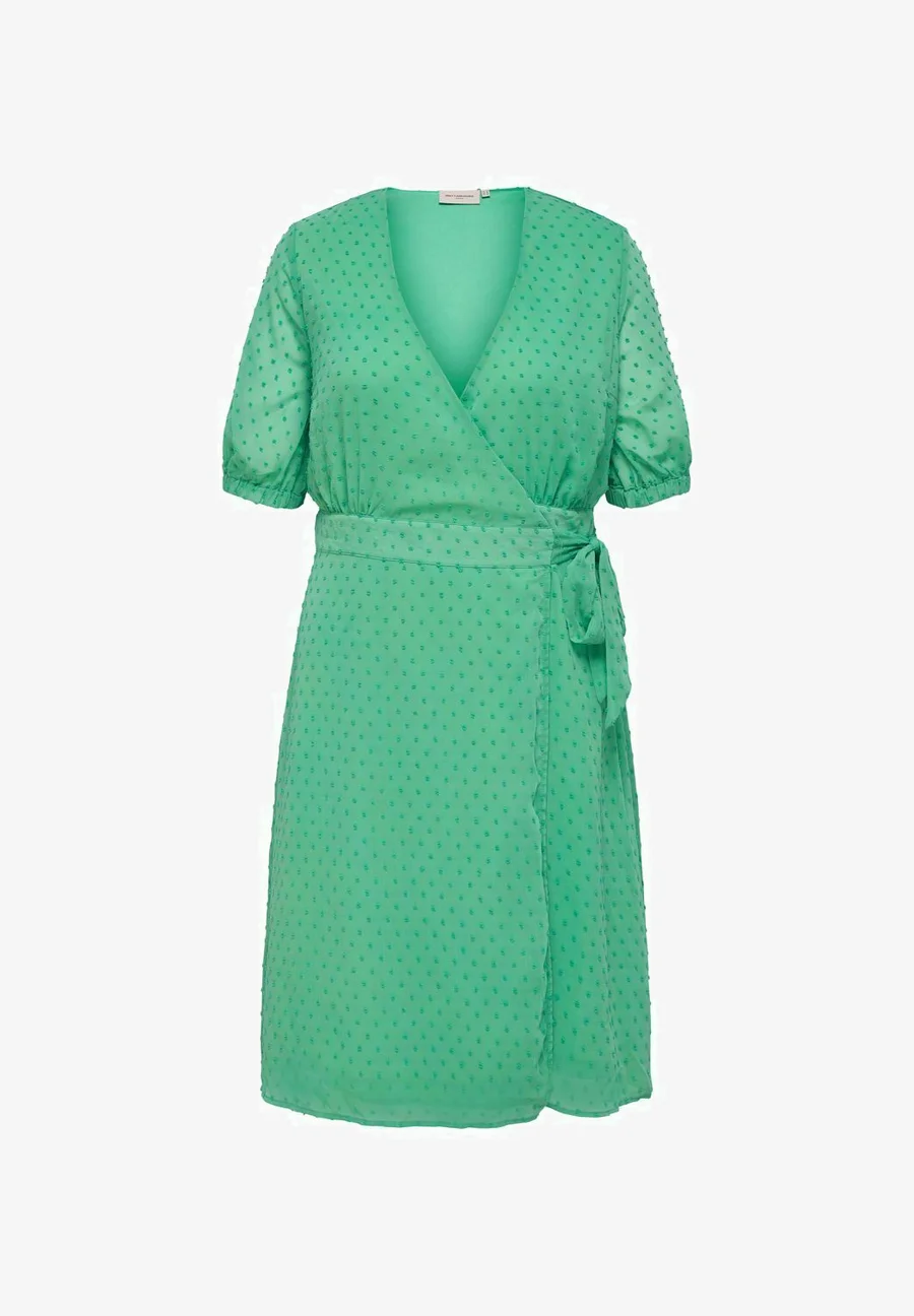 Only Carmakoma Cardarlima Festkjole Winter Green (Størrelse: 46)