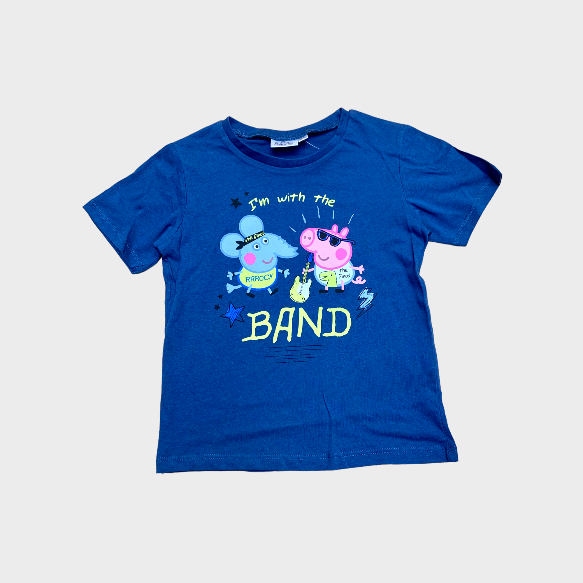 Gustav Gris T-Shirt Navy (Størrelse: 110)