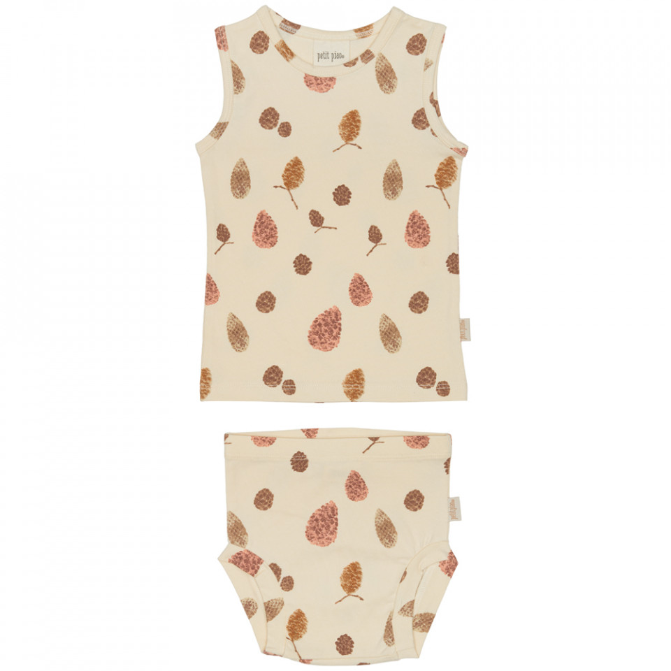 Petit Piao Undertøjssæt Cones (Størrelse: 56)