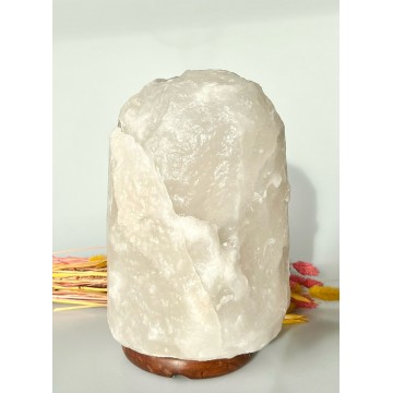 Salt krystal Lampe Hvid - Lamper - GodKarmaShop