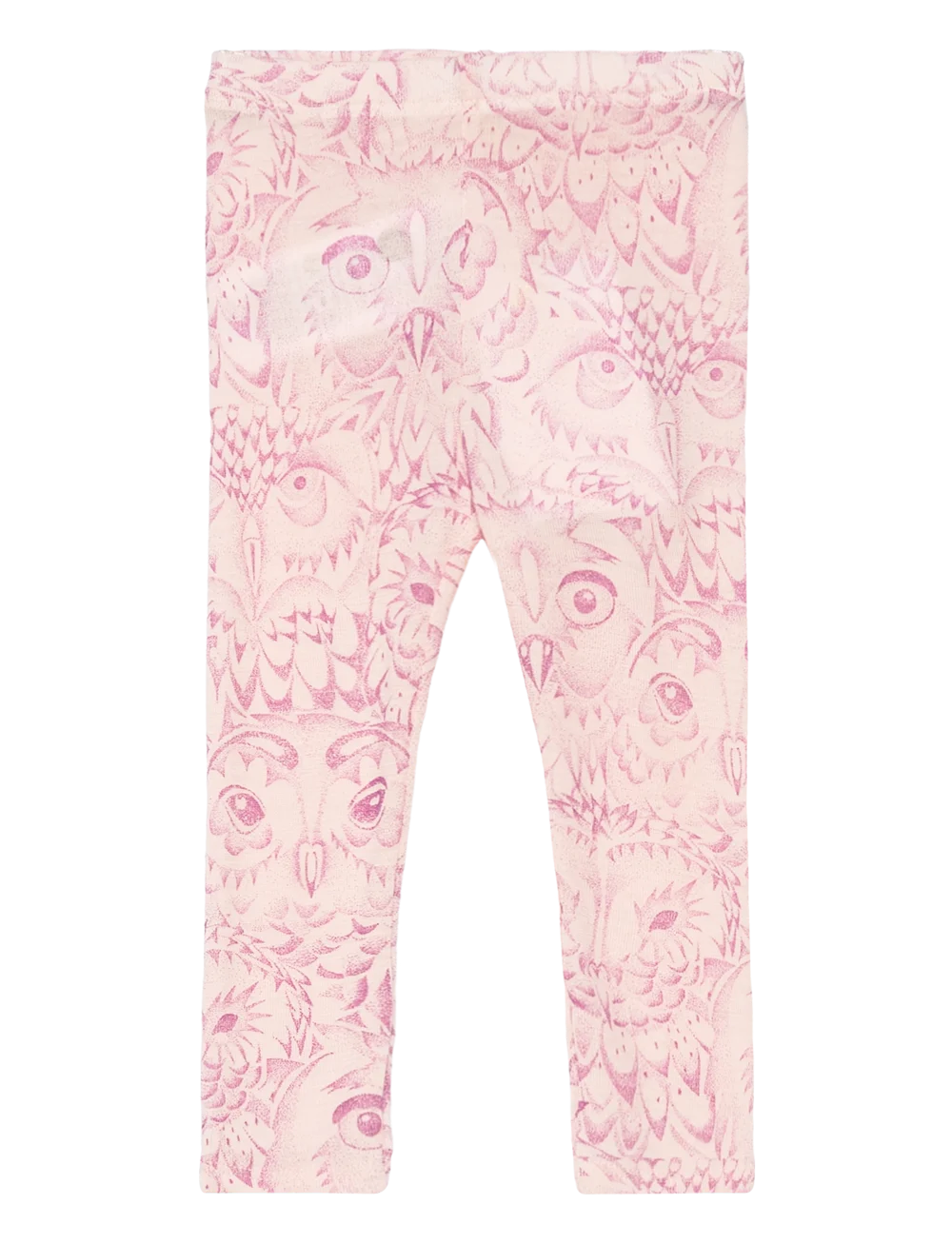 SGBPaula Uld Leggings Ugle Cameo Rose (Størrelse: 98)