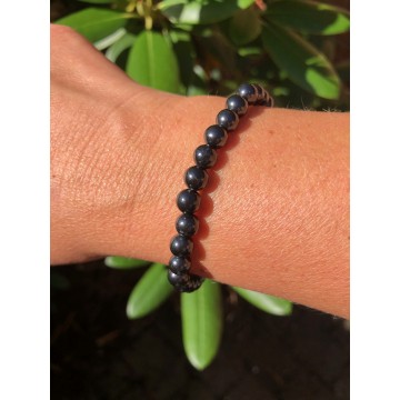 Shungit armbånd 6 mm - Shungite - GodKarmaShop
