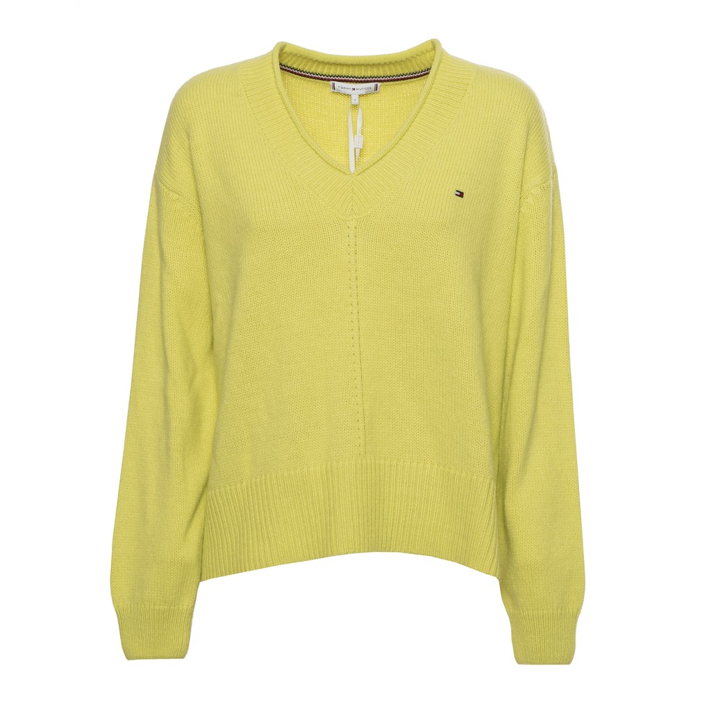 Tommy Hilfiger Woman Knit Pullover - Hyper Yellow (Størrelse: S)