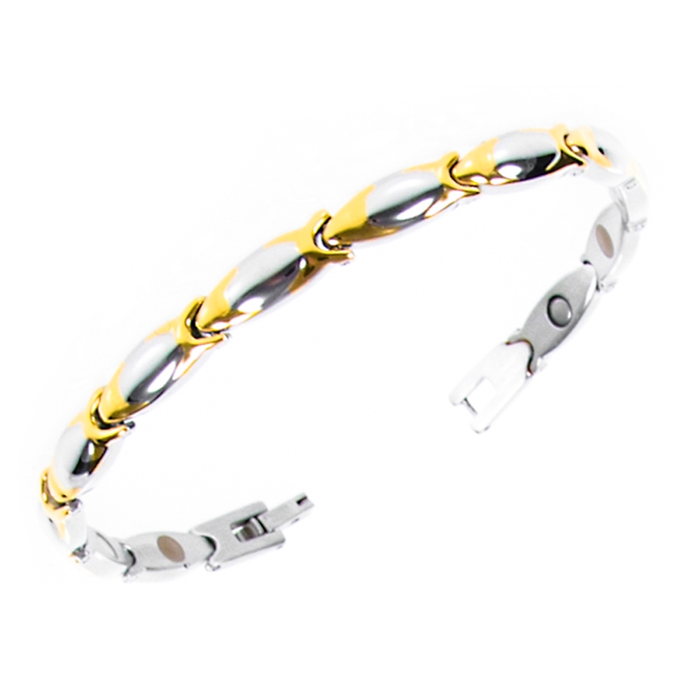 Magnetarmbånd (stål) Sølvfisken