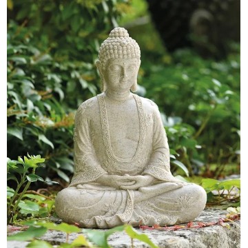 Buddhafigur mediterende 23 cm - Buddha statuer generelt - GodKarmaShop