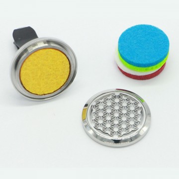 Duftdiffuser til bil - Livets blomst - Duftsten - GodKarmaShop